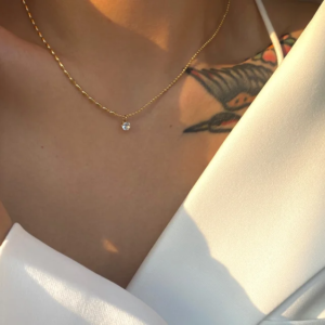 Athena Solitaire Necklace